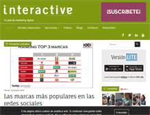 Tablet Screenshot of interactivadigital.com